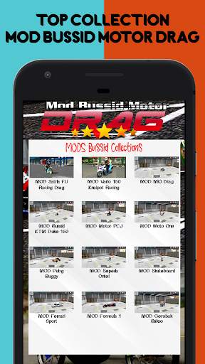 Mod Bussid Motor Drag Racing screenshot 2