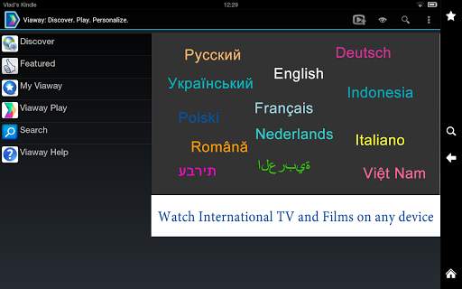 Viaway: International TV, Films, Radio and Podcast 1 تصوير الشاشة
