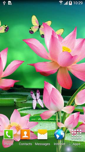 Lotus Live Wallpaper screenshot 2