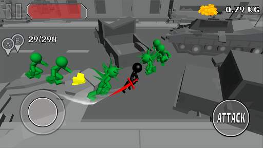 Stickman Killing Zombie 3D screenshot 6
