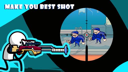 One Gun: Stickman sin conexión screenshot 3