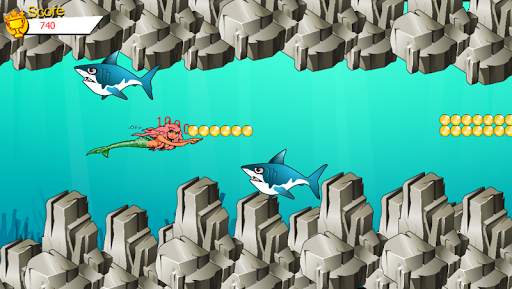 Mia Mermaid Shark Attack स्क्रीनशॉट 3