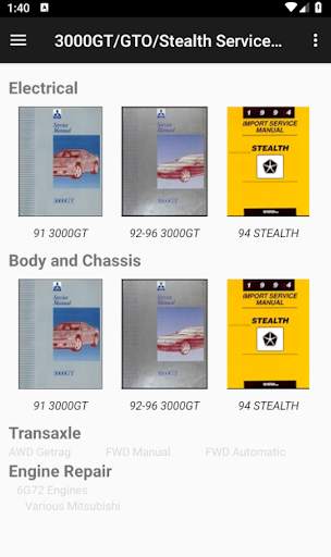 3000GT / Stealth / GTO Mobile App screenshot 6