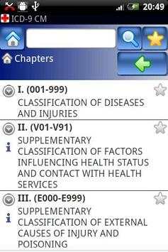 ICD-9 CM Lite screenshot 1