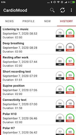 HRV Lite by CardioMood screenshot 6
