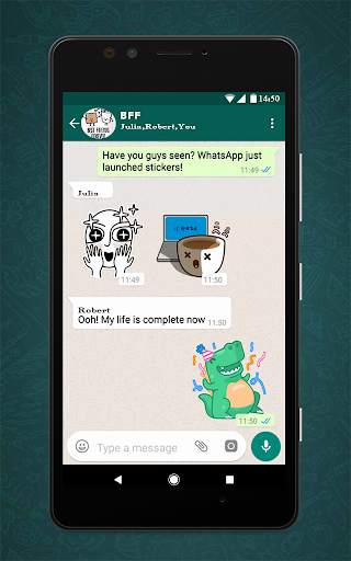 Free Messenger Whats Stickers New screenshot 2
