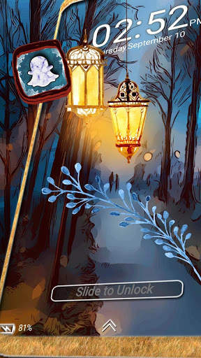 Forest Painting Theme screenshot 2