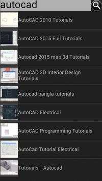 Tutorials for Autocad screenshot 1