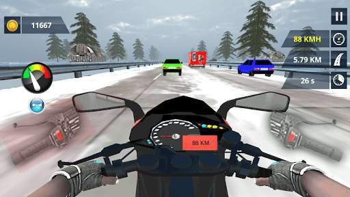 Traffic Motorbike Racer: Highway Rider 3D screenshot 1