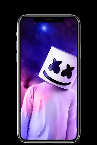Neon Mask Wallpaper screenshot 4