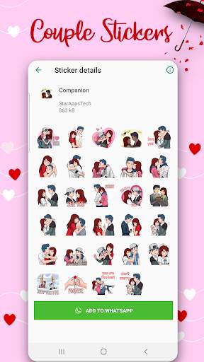 Love Stickers For Whatsapp 2020 (WAstickerapps) screenshot 4