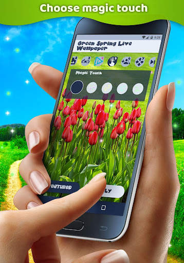 Spring Live Wallpaper 🌺 Green Field Wallpapers screenshot 6