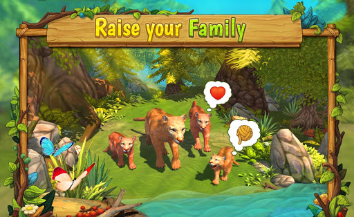 Mountain Lion Family Sim : Ani screenshot 1