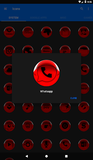 Red Icon Pack Style 4 screenshot 12
