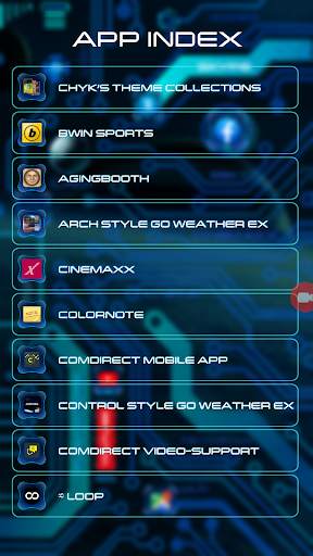 Technologie Total Launcher Theme screenshot 7