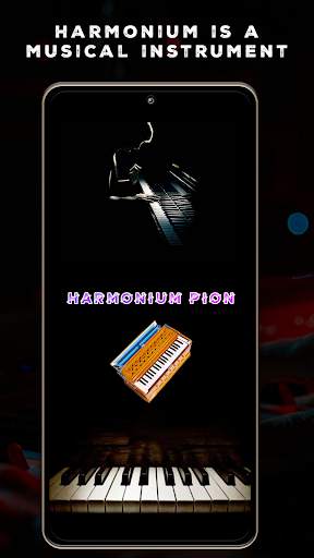 Harmonium Piano - Harmonium Musical Keyboard screenshot 2