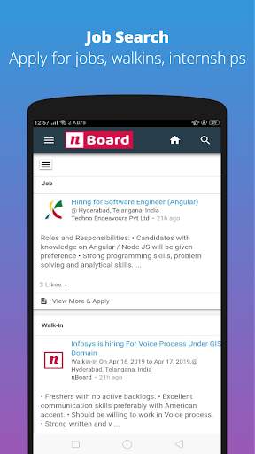 nBoard - Networking App for Students, job seekers. screenshot 2