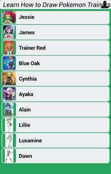 Learn How to Draw Pokemon Trainers screenshot 3