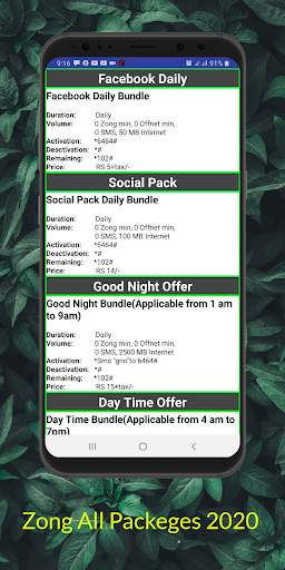 Zong packeges and offers 2023 screenshot 15