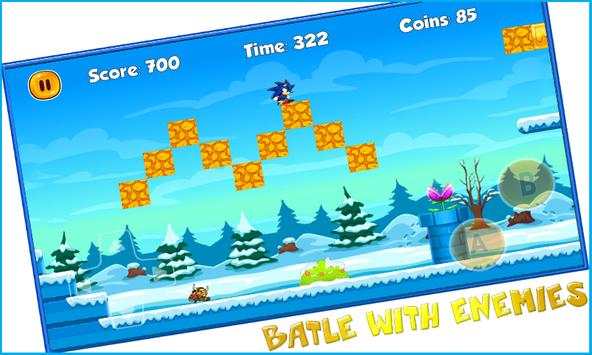 Adventure Super Speed Sonik Runner Temple Games screenshot 2