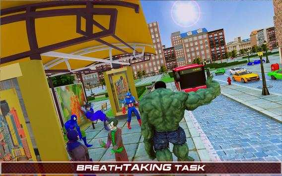 Superhero Passenger Bus Driving Simulation Game screenshot 7