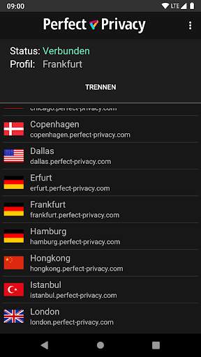 Perfect Privacy VPN screenshot 1