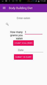 Bodybuilding diet - calc screenshot 5
