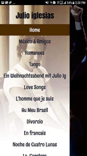 Songs of Julio Iglesias screenshot 4