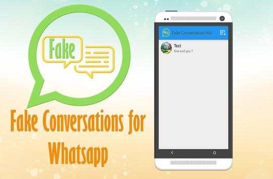Fake Conversation for Whatsapp (Create fake chats) screenshot 1