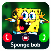 Fake Call From Sponge Bob icon