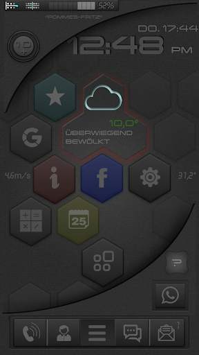 Brown Total Launcher Theme screenshot 1