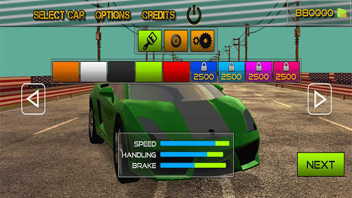 Crazy Drag Car Racing US screenshot 2