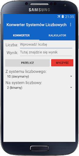 Konwerter Systemów Liczbowych screenshot 1