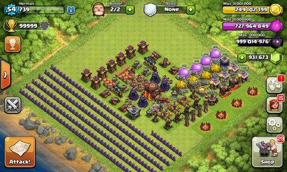 Cheats for COC screenshot 1