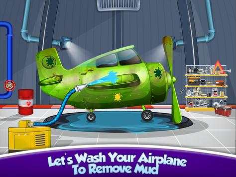 Plane Wash Salon Workshop Game screenshot 1