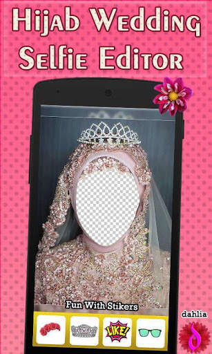 Hijab Wedding Frames Editor screenshot 2