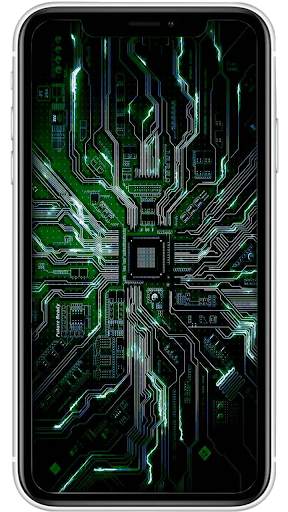 HD Wallpaper Black Green 3 تصوير الشاشة