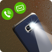 Flash on call &amp; sms: Flash light alert icon