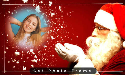 Sanat claus photo frame  - dp maker screenshot 4
