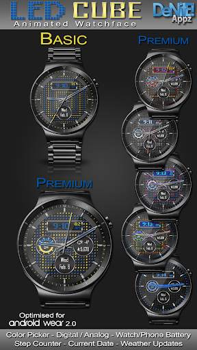 LED Cube HD Watch Face Widget & Live Wallpaper screenshot 1