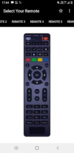 Remote Control For Dish TV स्क्रीनशॉट 3