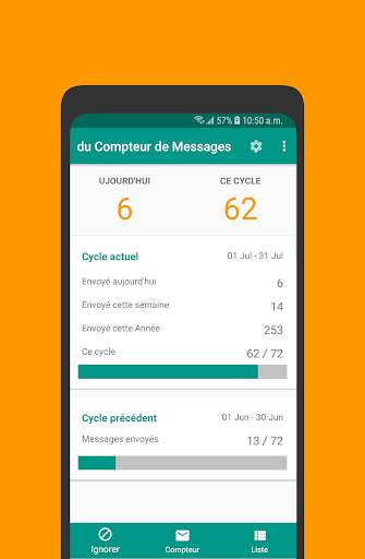 MESSAGE CMPTEUR screenshot 1