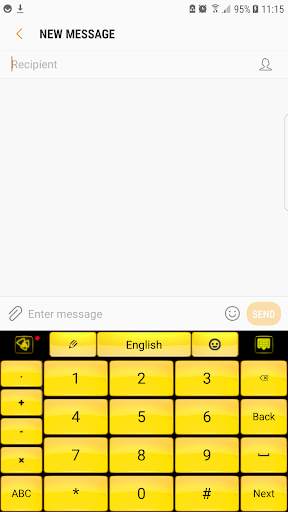 Yellow Keyboard स्क्रीनशॉट 5