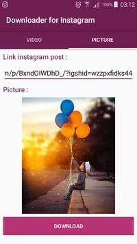 InstagSave - Video Downloader for Instagram screenshot 1
