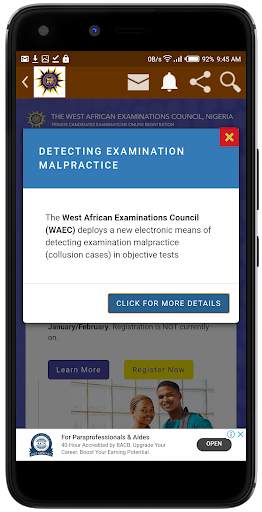 Waec Mobile screenshot 4