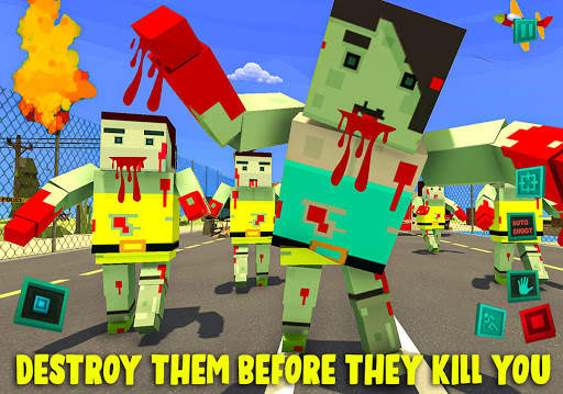 Zombie Pixel Warrior 3D- The Last Survivor screenshot 2