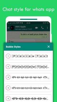 Chat Style For WhatsApp : Cool Font & Stylish Text screenshot 5