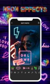 Neon Glowing Light Photo Effects screenshot 3