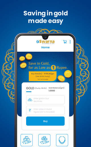 eSwarna - My Savings. My Way. Digital Gold App screenshot 1