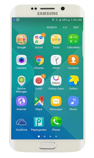 Galaxy S8 launcher Theme screenshot 3